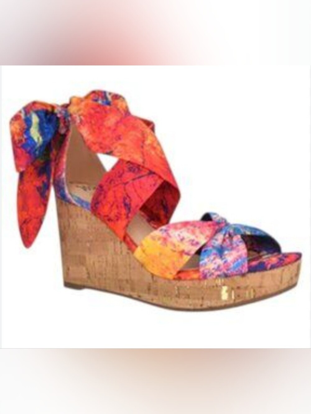 Impro Memory Foam Ankle Strap Wedges.  Sz 9.  NWTs